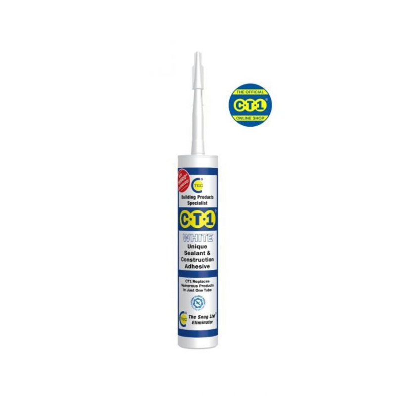 CT1 White Sealant and Adhesive 290ml Cartridge - Adjustable Wrench Pro ...