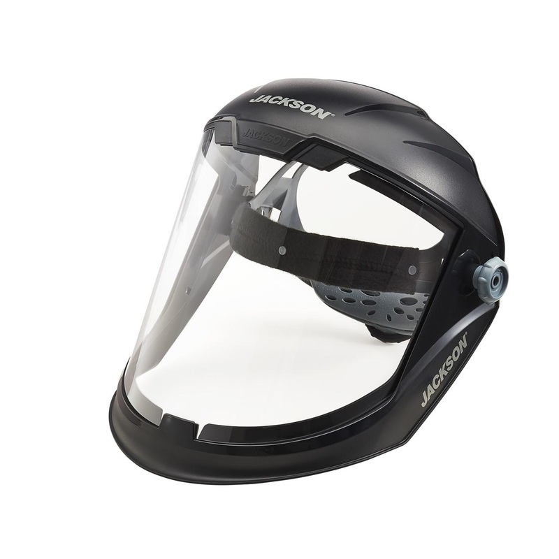 14200 Jackson Safety Maxview Face Shield, Ratcheting, Clear ...