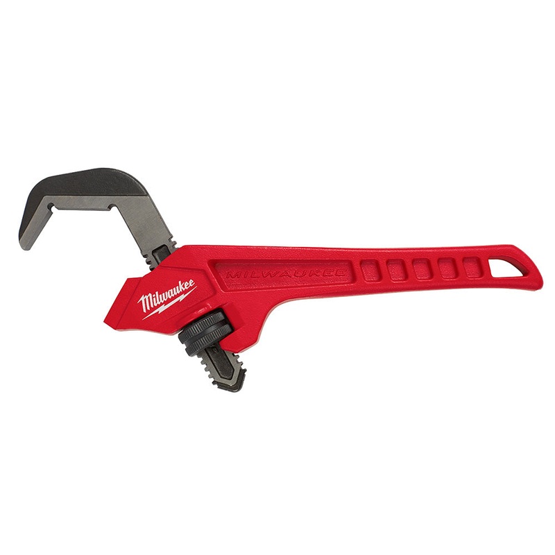 Milwaukee 48-22-7171 Steel Offset Hex Pipe Wrench - Adjustable Wrench ...